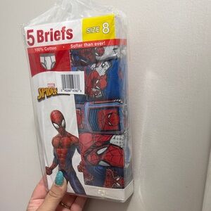 Marvel Spider-Man Boys 5-Pack Briefs - Red, Blue & White